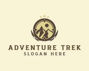 Mountain Trekking  Adventure  logo