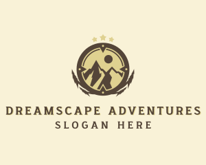 Mountain Trekking  Adventure  logo design