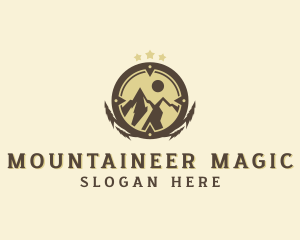 Mountain Trekking  Adventure  logo design