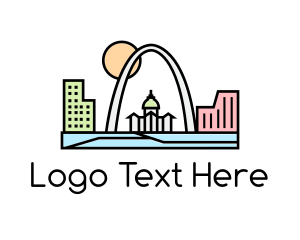 Urban City Landmark  Logo