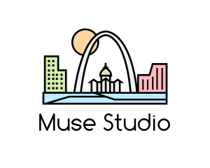 Urban City Landmark  logo design