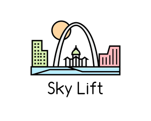 Urban City Landmark  logo design