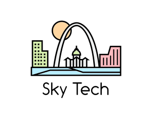 Urban City Landmark  logo design