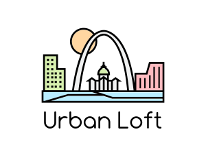 Urban City Landmark  logo design