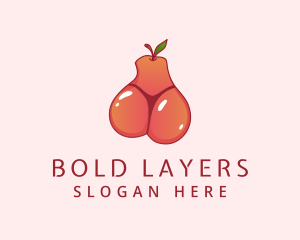 Fruit Bikini Thong logo design