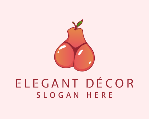 Fruit Bikini Thong logo design