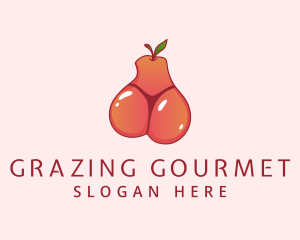 Fruit Bikini Thong logo design