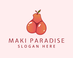 Fruit Bikini Thong logo design