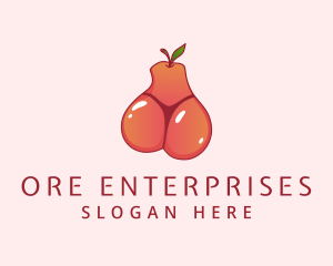 Fruit Bikini Thong logo design