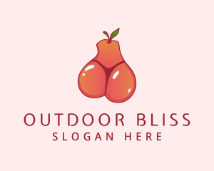 Fruit Bikini Thong logo design