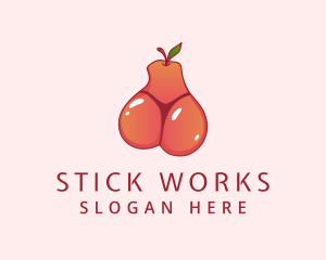 Fruit Bikini Thong logo design