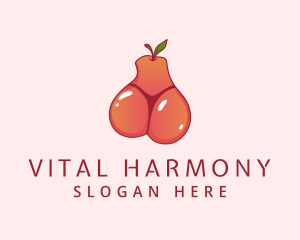 Fruit Bikini Thong logo design