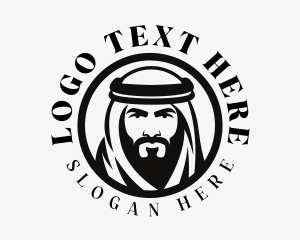 Traditional Bedouin Man logo