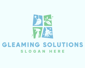 Natural Housekeeping Maintenance logo design