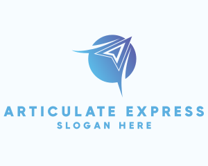 Global Arrow Express Logistics logo design