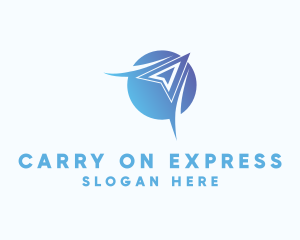 Global Arrow Express Logistics logo design