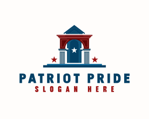 USA Patriot Structure logo design