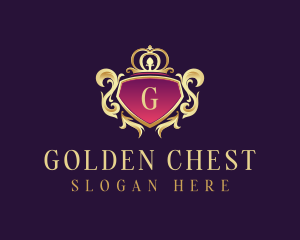 Luxury Royal Shield logo design