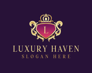 Luxury Royal Shield logo design