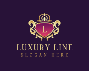 Luxury Royal Shield logo design