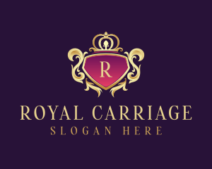 Luxury Royal Shield logo design