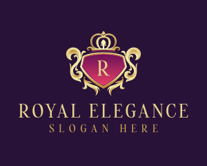 Luxury Royal Shield logo design