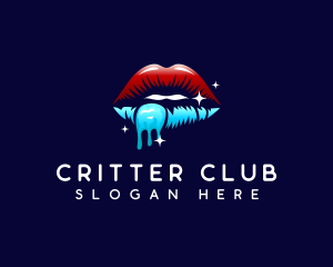 Sexy Erotic Lips logo design