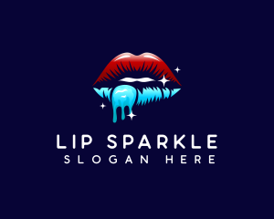 Sexy Erotic Lips logo design