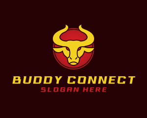 Wild Golden Bull  logo design