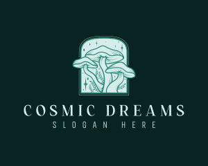 Cosmic Magic Mushroom logo design