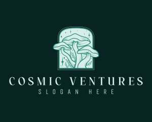 Cosmic Magic Mushroom logo design