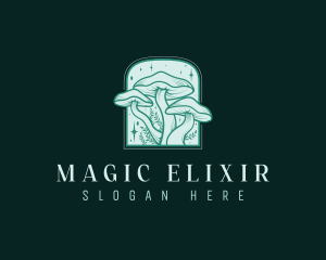 Cosmic Magic Mushroom logo design