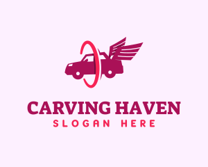 Car Wings Transportation Logo