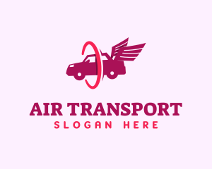 Car Wings Transportation logo design