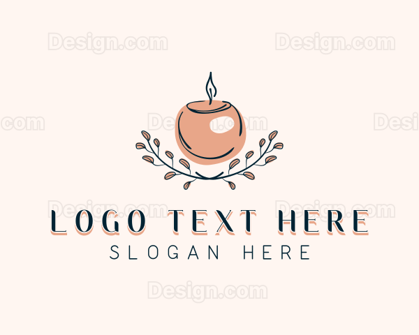 Candle Spa Decor Logo