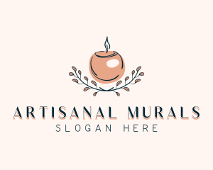 Candle Spa Decor logo design