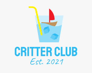 Cold Drink Boat logo design