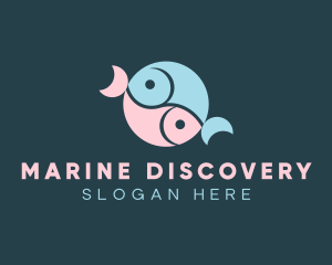 Marine Fish Restaurant logo design