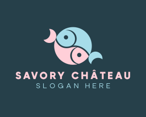 Marine Fish Restaurant logo design