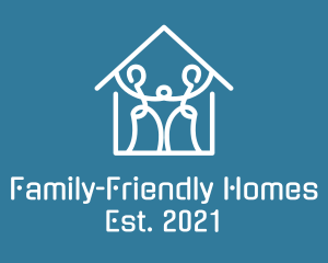 Minimalist Family House logo design