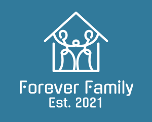 Minimalist Family House logo design