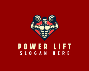 Weightlifting Strong Man logo