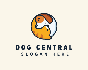 Dog Kitten Grooming logo design