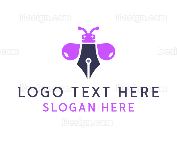 Purple Ink Bug Logo