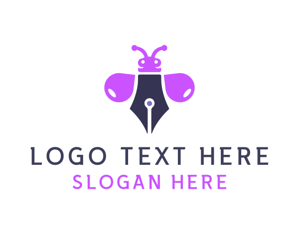 Purple Ink Bug logo