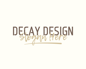 Beauty Designer Signature logo design