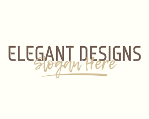 Beauty Designer Signature logo design