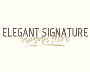 Beauty Designer Signature logo design