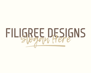 Beauty Designer Signature logo design