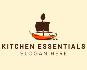 Soup Kitchen Ship  logo design